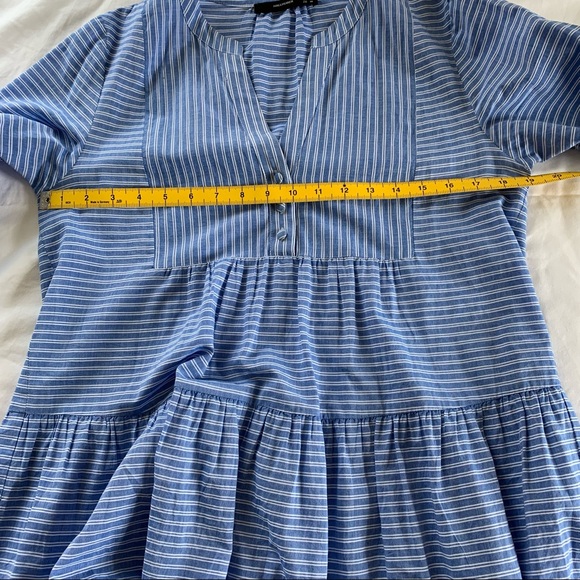 HALLHUBER Blue Striped Tent Dress S - Picture 11 of 16